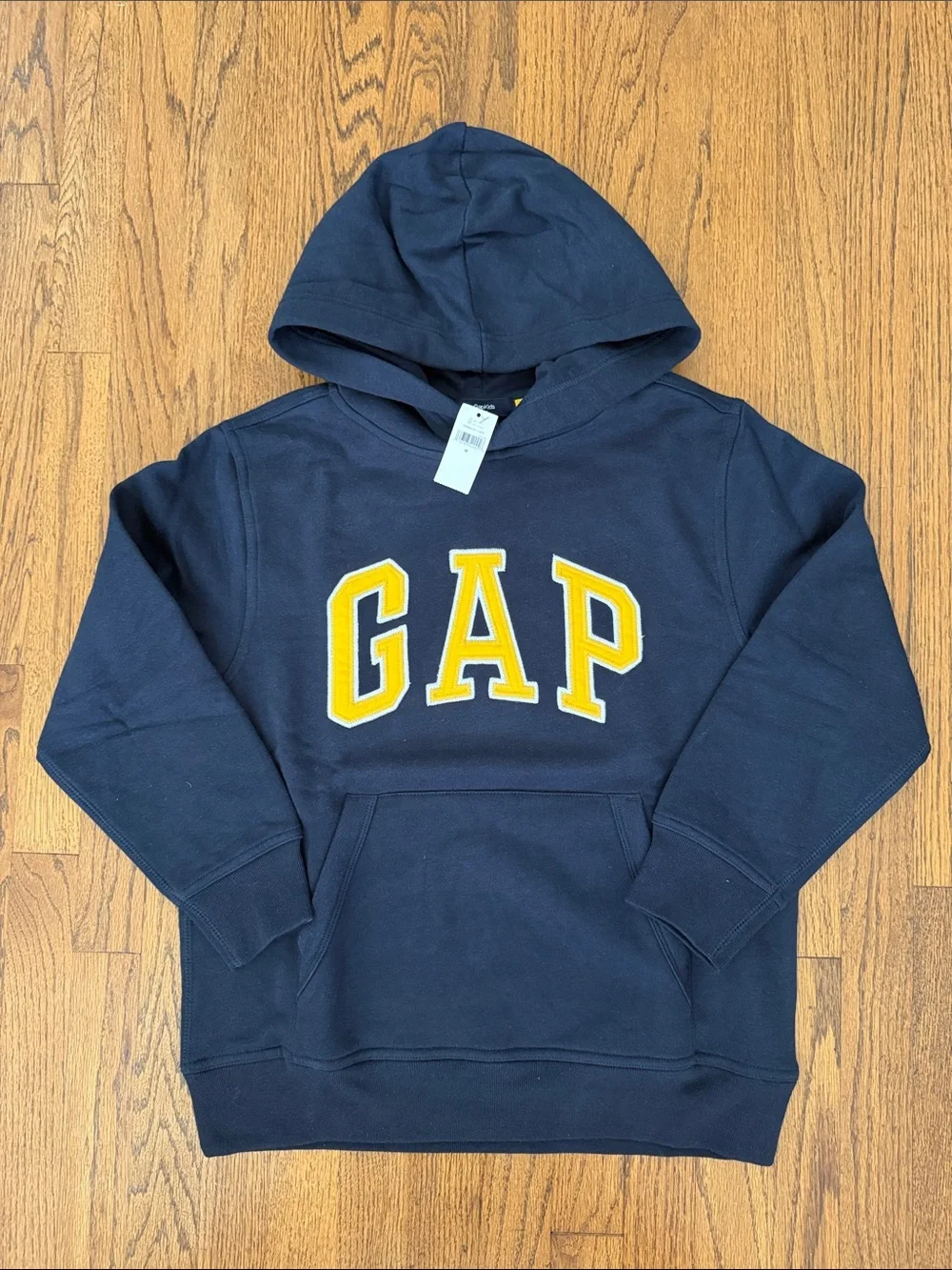 VINTAGE GAP LOGO NAVY HOODIE